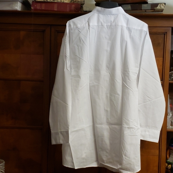 FORMAL WHITE LONG SLEEVE SHIRT SZ 3X L5 - Picture 4 of 8
